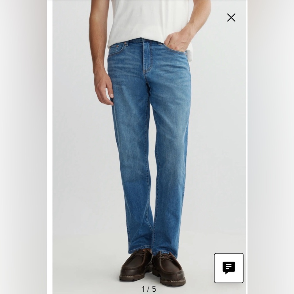 Citizens Of Humanity Men's Straight Blue Jeans NOAH